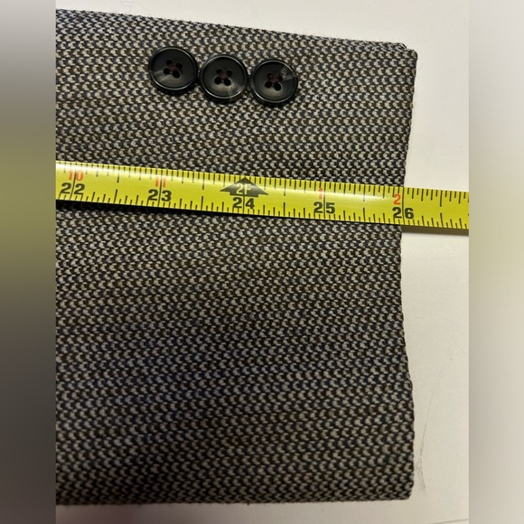 Parisian Silverstone 46R Mens Blazer Jacket 3-Button 100% Laine‎ Wool Sportcoat - Picture 6 of 15